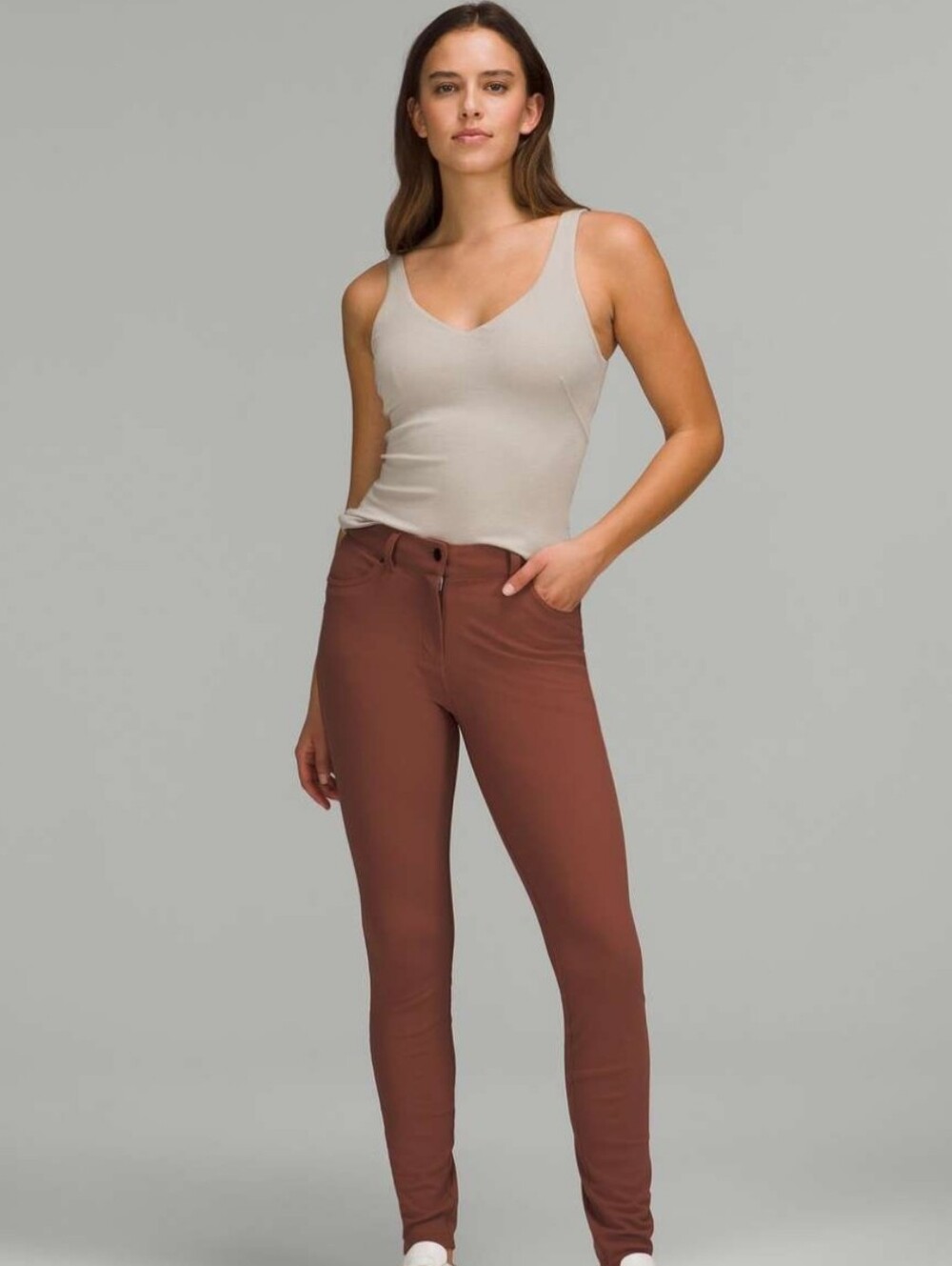 NWOT Lululemon City Sleek Slim-fit High Rise Pant Ancient Copper size 31 / 12